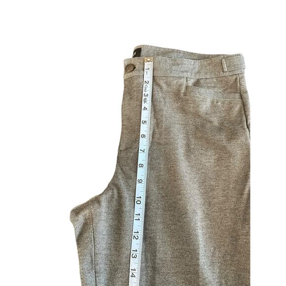 Talbots Lexington Pants Gray Office Work Career Business Skinny Leg Size 14 - Picture 13 of 14